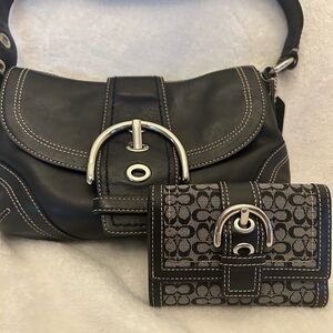 Coach Soho Small Leather Flap Shoulder Bag